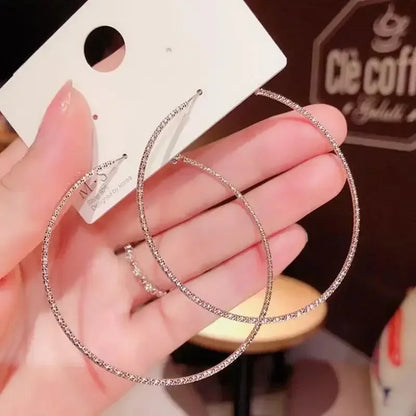 Pearl & Rhinestone Long Drop Earrings - Elegant Floral Wedding Pendant Earrings