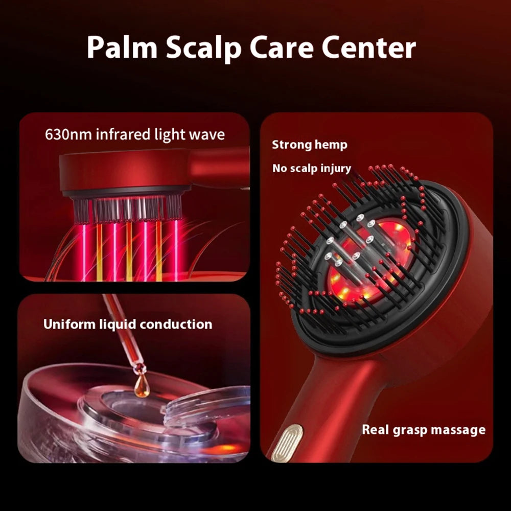 Electric Scalp Massager - Red Light Therapy Hair Growth