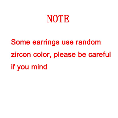 Rainbow Zircon Hoop Earrings - Stainless Steel