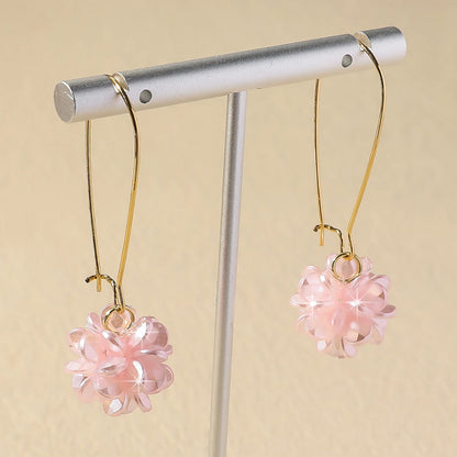 Pearl Petal Ball Earrings - 2pc DIY Fashion Statement Earrings Set